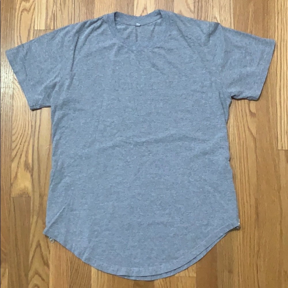 Gray shirt